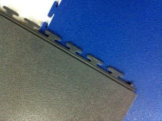 PVC floor tiles